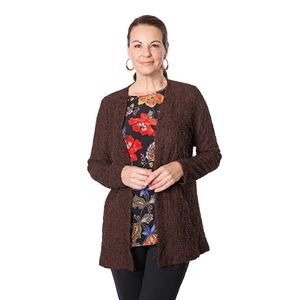 Eyelash Knit Cardigan